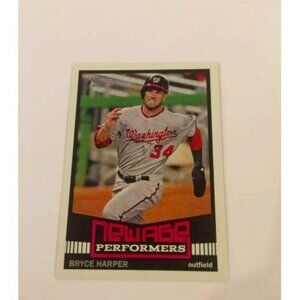 2015 Topps Heritage New Age Performers Bryce Harper Nationals NAP-6 (043)